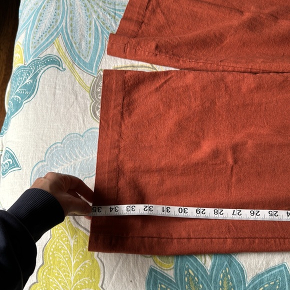 Roxy linen rust color pants XS - Picture 8 of 9